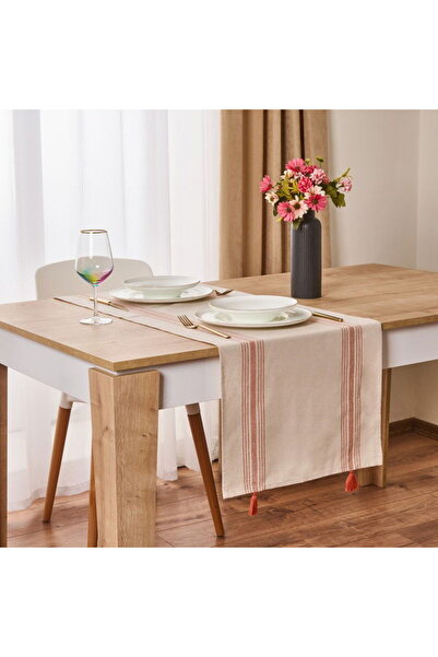 My Home Myhome Tarçin Runner - Ecru / Caramida - 45x150 cm