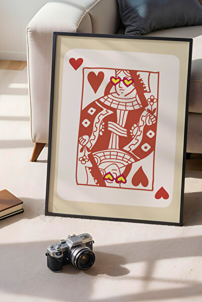 Basquiart Αφίσα της σειράς Lucky You με μαύρο πλαίσιο, διακοσμητικός πίνακας ...