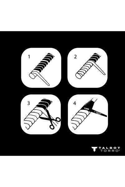 Other TALBOT TORRO Overgrip for badminton rackets