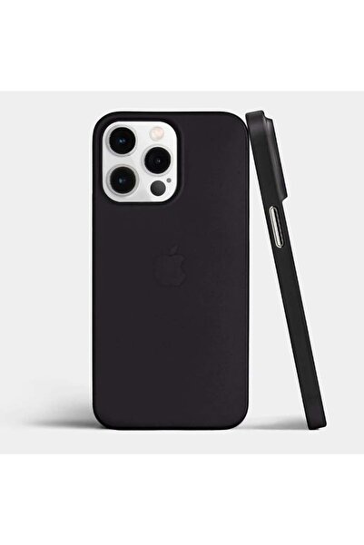 Prostyle جراب iPhone 15 Pro Max أسود رفيع ومتين مع غطاء خلفي للحماية من السقوط