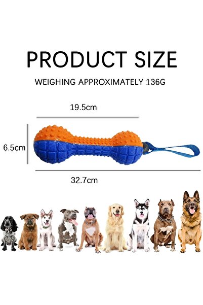 Duffa Köpek Çiğneme Oyuncağı Köpek Dişlik Oyuncak Köpek Diş Kaşıyıcı Oyuncak Parçalanmaz Dayanıklı