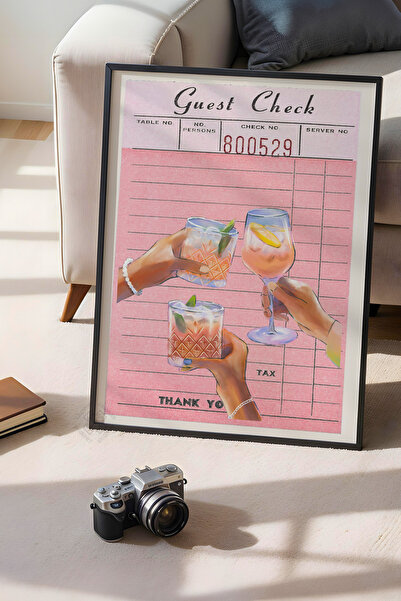 Basquiart Poster cu ramă neagră din seria Lucky You, decor de perete nr:92