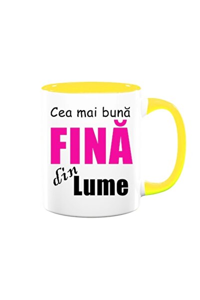 OEM Cană personalizată pentru fină cu mesajul: „Cea mai bună fină din lume”, ...