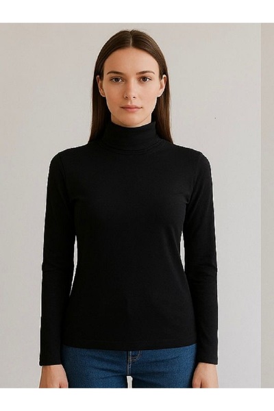 MİO ESTİLO 2'li ψηλός λαιμός Μπλούζες με μακριά μανίκια