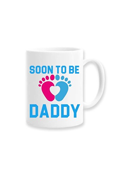 OEM Cană personalizată pentru viitorul tată cu mesajul „În curând va fi tată”...