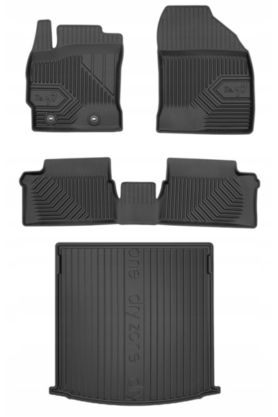 Other SET 77 Covorașe și preșuri Toyota Auris 2 Kombi 2012-2018 bw