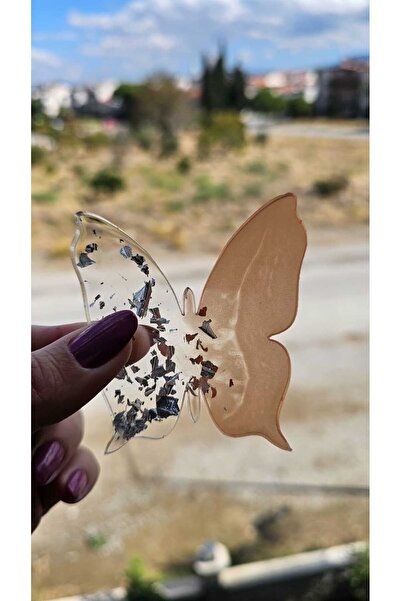 Epoksikalesi 20 Adet Gümüş Yaldızlı Pembe Epoksi Magnet Söz, Nişan, Nikah, Dü...