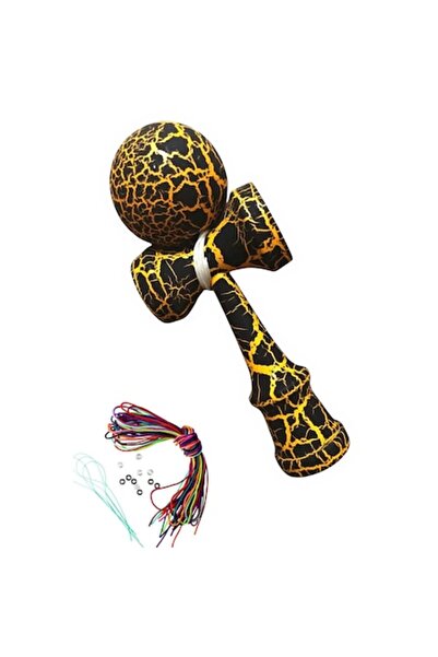 GIA'S WORLD Jucărie interactivă Kendama VOLCANO pentru copii și adulți + coar...