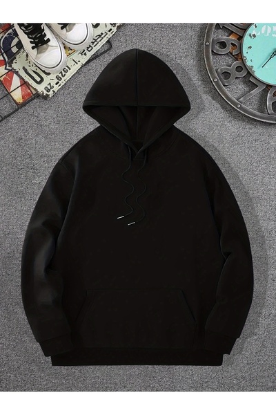 Flaubert ERKEK PAMUKLU CEPLI KAPÜŞONLU PARIS BASKILI OVERSIZE SWEATSHIRT