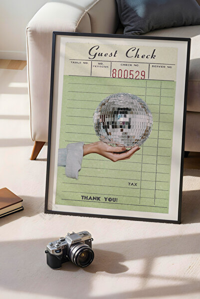 Basquiart Poster cu ramă neagră din seria Lucky You, decor de perete nr:135