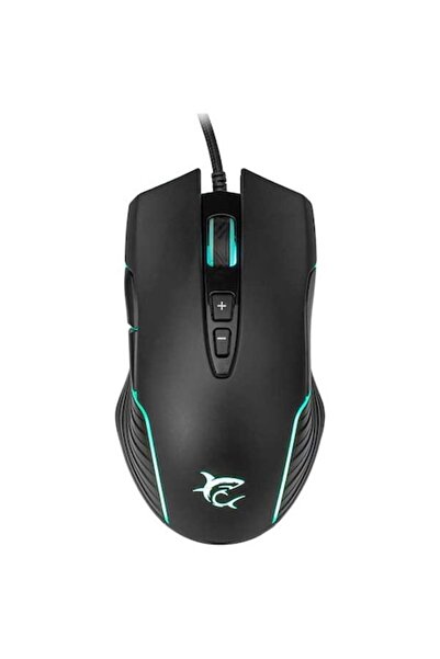 white shark Mouse Gaming cu fir AZARAH, 6.400 DPI, 1.000Hz, 66IPS, 22.5G, Chipset SUNPLUS 6651, Swit