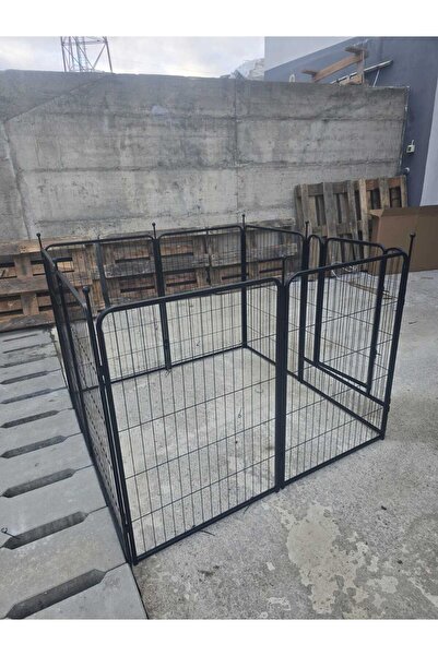 Martin Velo Sport Tarc pentru caini, 8 elemente, 68 x 100 cm, metal, Negru, extra large 40