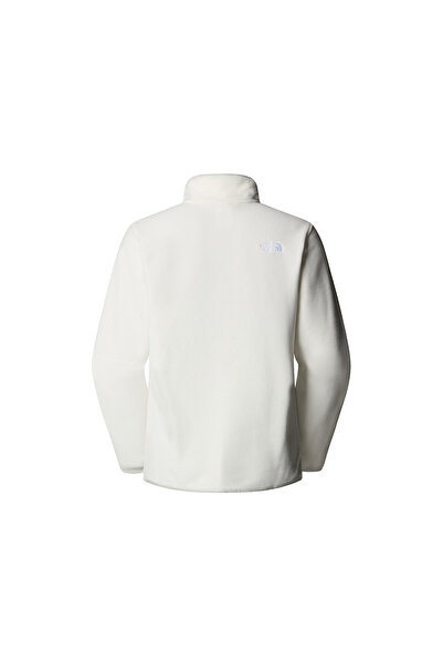 THE NORTH FACE W Glacier Fleece 1/4 Zip Jacket Kadın Outdoor Çeyrek Fermuarlı Polar Üst NF0A8D2JQLI1 Beyaz