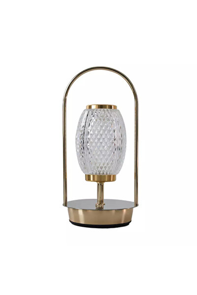 LUXURY Modern Crystal LED Lamp Touch Control Dimmable Table Lamp- Golden