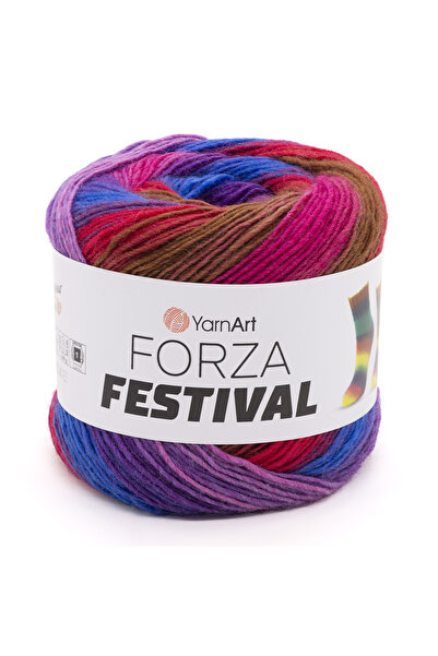 Yarnart مهرجان فورزا - خيط حياكة ملون EBRULİ-2911