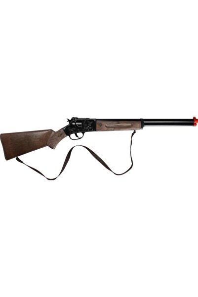 Gonher Jucarie Pusca Cowboy, culoare negru, 12 capse, 77
