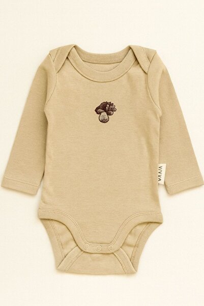 Luna Kids Store بدلة أطفال قطنية مطرزة بأكمام طويلة