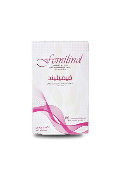 SuLinda Femilind – Fish Oil (428 mg), Vitamins, Lemon and Orange Flavor – 60 Gummies