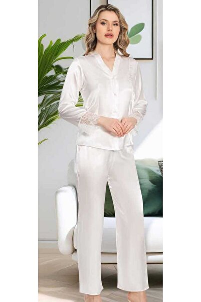 Jeremi Комплект от шест части от сатен и дантела за булки в кутия - 360