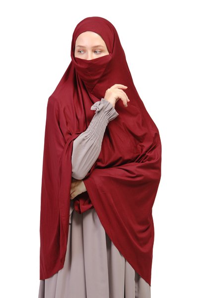 TRModam Pratik Eşarp Peçeli–Peçesiz Hazır Türban | Sufle Model 5XL Standart Beden | Kaymaz, Tok Duruşlu