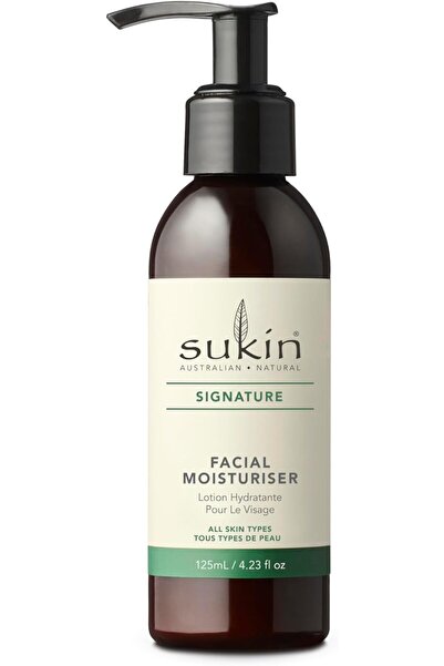 Sukin مضخة مرطب للوجه، 4.23 أونصة، كريمي