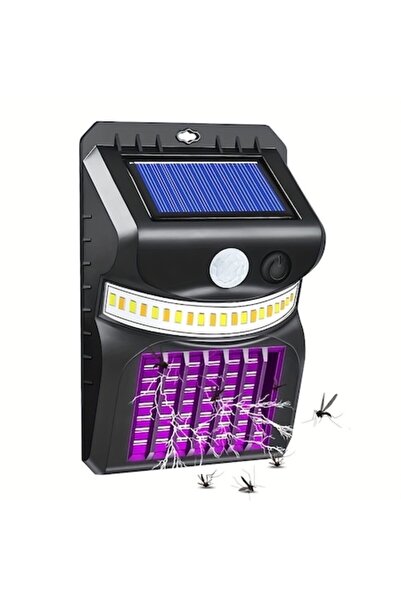 OEM Lampă solară anti-insecte, neagră, 26 LED-uri, senzor de mișcare, funcție...