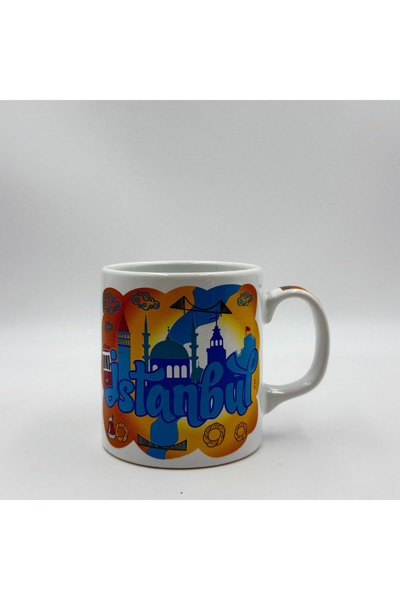 MEVLANA BAZAAR Istanbul Patterned Ceramic Mug