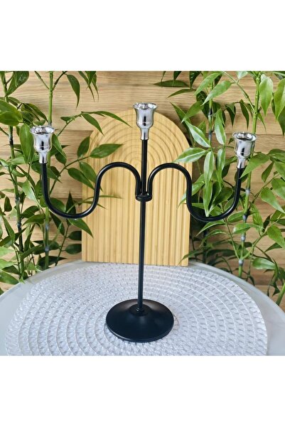 co arma 3-arm metal candle holder