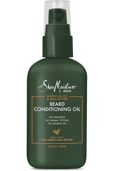 Shea Moisture Beard Conditioning Oil with Maracuja Oil and Shea Butter for Smooth Beard and Skin