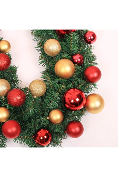 Flippy Decorative Christmas Garland with Colorful Globes, Flippy, 2.70 m, Green