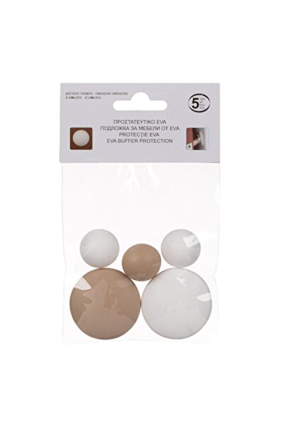 OEM Set 5 opritoare de ușă autoadezive, alb, bej, spumă