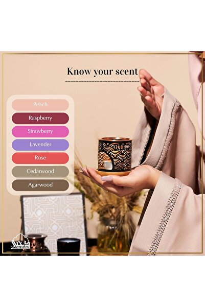 dukhni Oud Al Teeb Bakhoor Set with Rainbow Bakhoor Burner