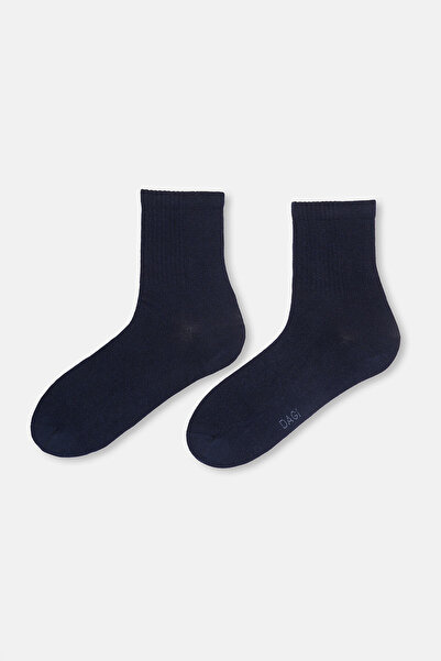Eros Gray Melange-Navy Blue Men's 2-Piece Sports Socks