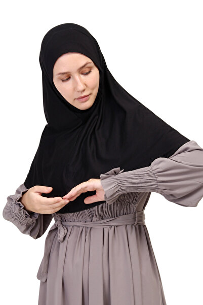 TRModam وشاح عملي - عمامة جاهزة بدون حجاب - موديل سوفليه، غير قابلة للانزلاق ومقاومة للعرق