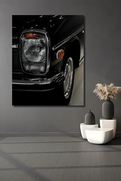 Teona Ahşap Lampă decorativă din lemn dreptunghiulară pentru faruri de mașină clasică