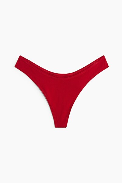 H&M 10'lu Pamuklu Thong Külot