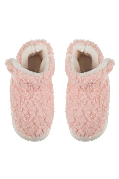 ANTBRO ® Women's Home Slippers - Pink with Faux Fur, Anti-Slip Sole, Size 38-39