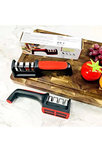 MARKKA GENETİK New 4-in-1 Home Knife Sharpener Creative Manual Quick Knife Sharpening Tool