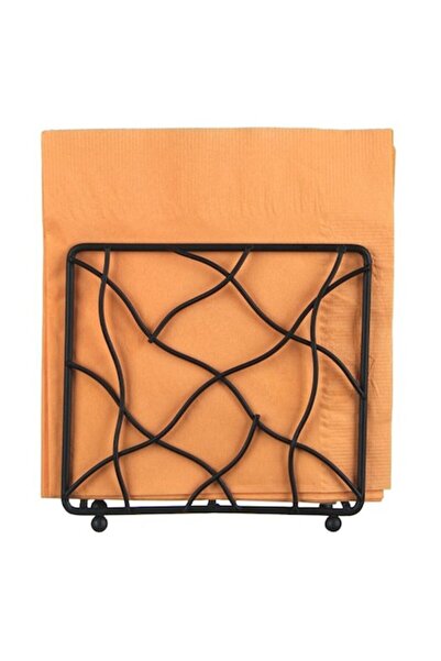 ANTBRO Metallic Napkin Holder Antbro®, black, 14x4.5x14cm