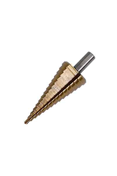 Lawazim Step Drill Bit 4-32mm - Multi Size Spiral Cutter for Metal Wood Plastic Drilling