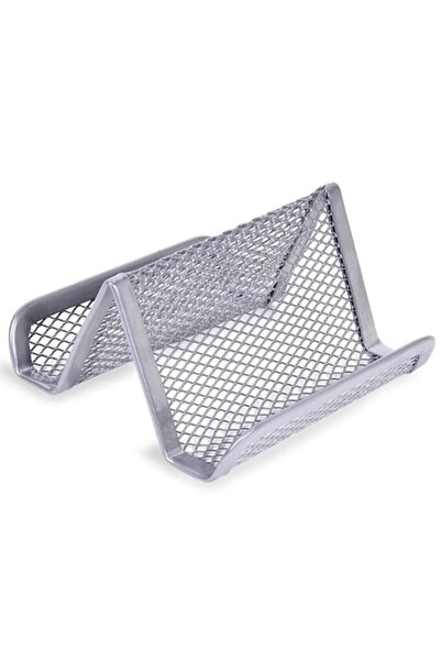 ANTBRO Suport metalic pentru cărți de vizită Antbro, argintiu, 2 sloturi