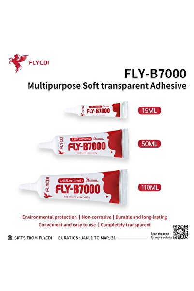 CEPAKS B7000 Şeffaf Telefon Ekran Yapıştırıcısı 110ml