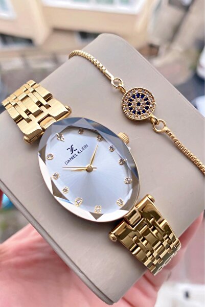 Daniel Klein kadın kol saati gold 3 atm su gecırmez çelik orjinal 2 yıl garantili faturalı