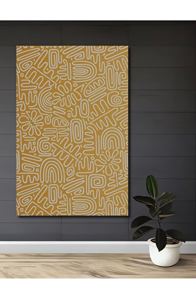 Teona Ahşap Modele decorative de pictură dreptunghiulară din lemn și flori