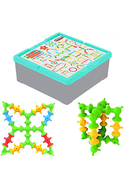 PİLSAN Joc educativ 44 piese cu ventuze Molecular Multicolor