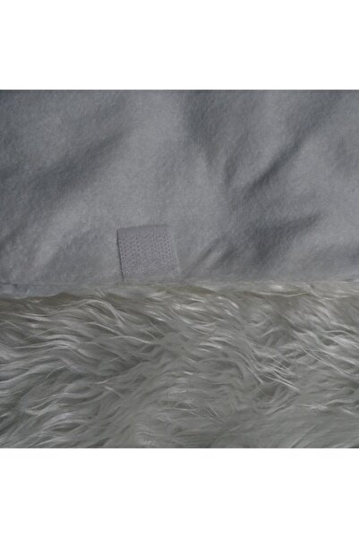 Flippy Λευκό χαλί για χριστουγεννιάτικο δέντρο Haipai, διάμετρος 150 cm, γούνα πάχους 2,5-3 cm, λευκό