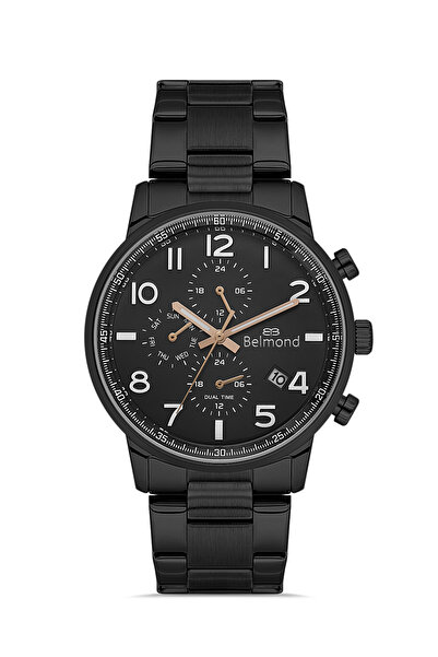 Belmond Kng1149.650 Black & Rose Steel Band Men's Wristwatch