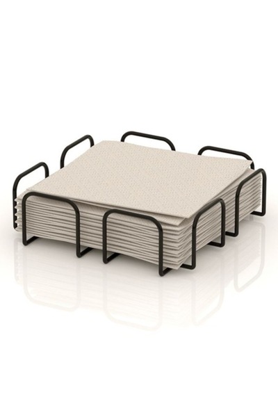 ANTBRO Μεταλλική θήκη για χαρτοπετσέτες, μαύρη, 36x30x21cm