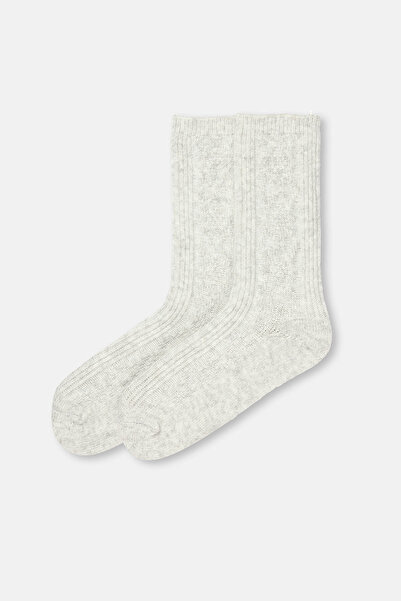 Eros Дамски удобни плетени чорапи с мотиви