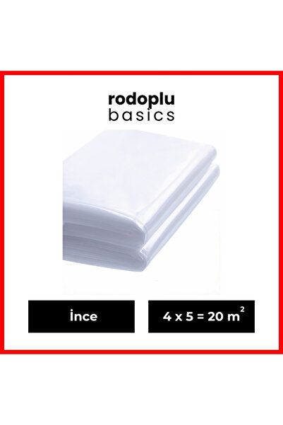 shop Rodoplu Basics Hışır Örtü, Naylon, Boya Badana ve Taşıma, İnce, 20 m²